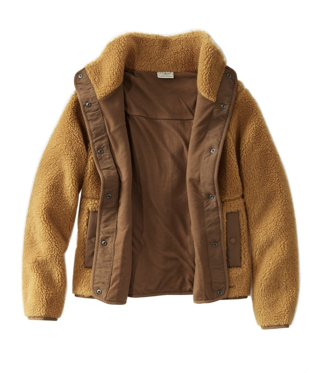 LL Bean  Women's Bean's Sherpa Fleece Jacket