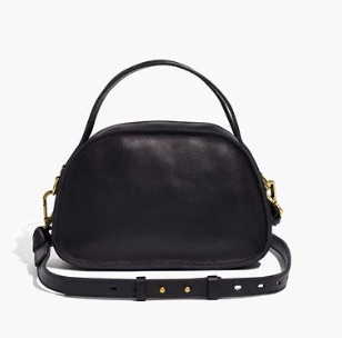 Madewell Sydney Zip-Top Crossbody Bag Black