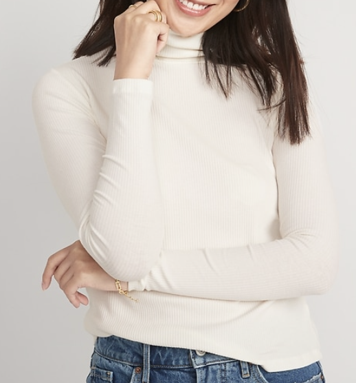 Old Navy Rib-Knit Turtleneck Top for Women