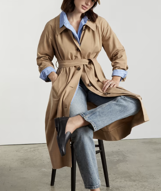 Everlane The Gathered Drape Trench