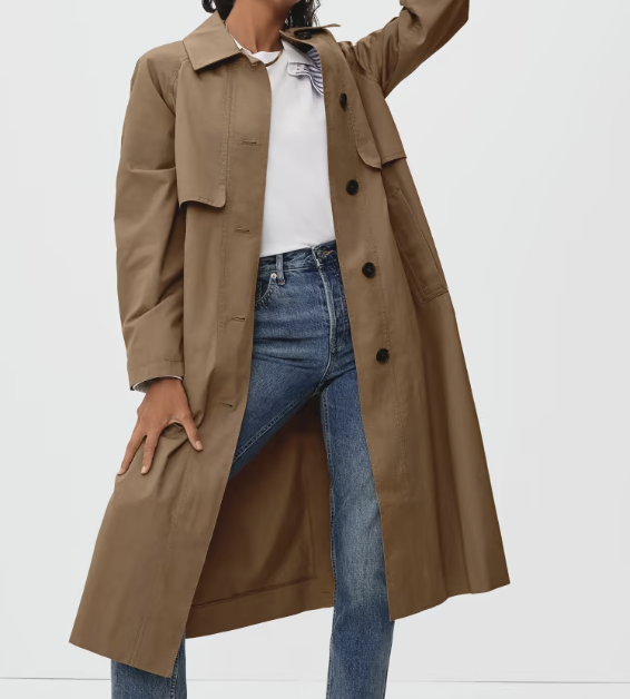 Everlane Long Mac Coat