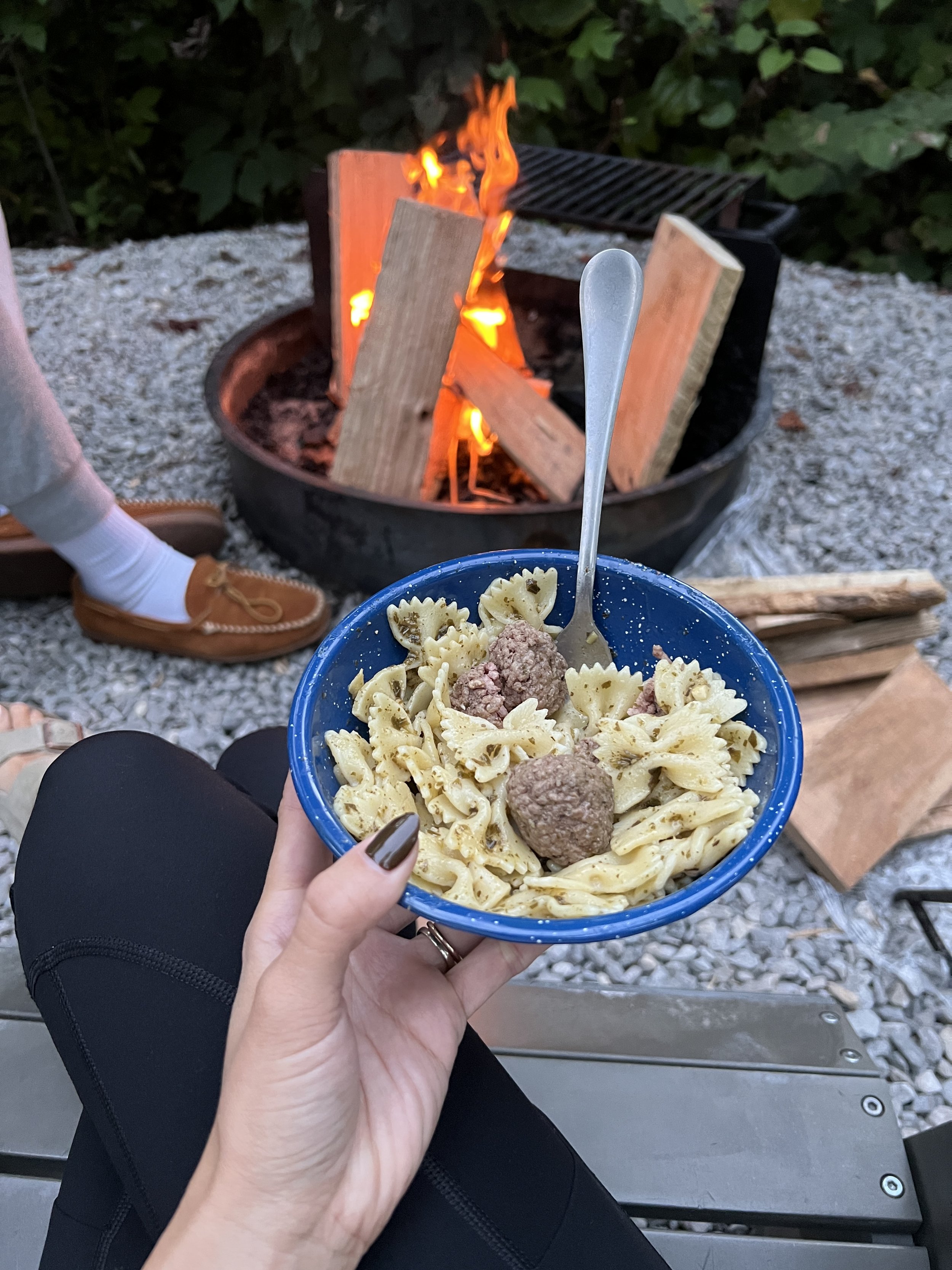 Pasta and meatballs for dinner!