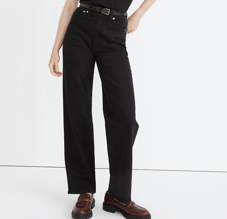 Madewell The Petite Perfect Vintage Wide-Leg Jean in Belmere Wash