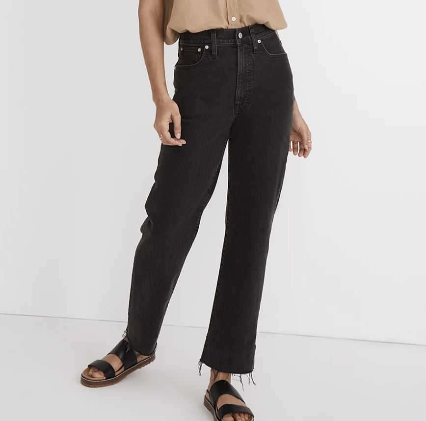 Madewell The Petite Perfect Vintage Wide-Leg Jean in Belmere Wash