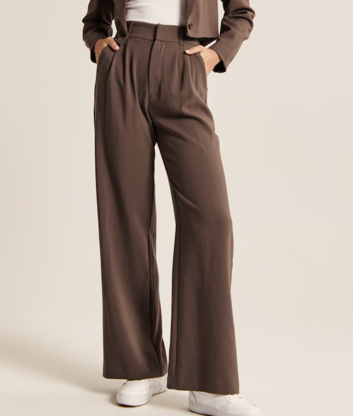 Abercrombie Women's Tailored Wide Leg Pants