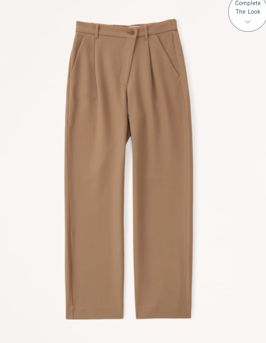 Abercrombie Tailored Relaxed Straight Pants