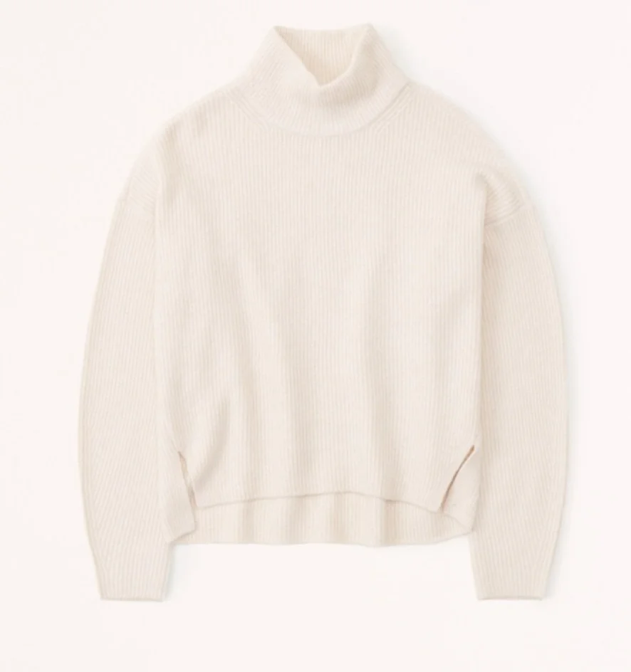 Abercrombie Classic Easy Turtleneck Sweater 