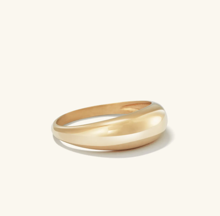 Mejuri Thin Dome Ring