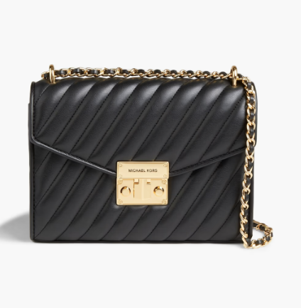 Michael Kors Quilted Faux Leather Shoulder Bag 