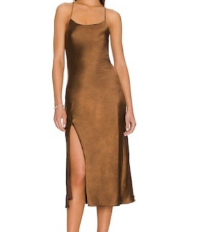 Revolve Line &amp; Dot Camden Dress in Chocolate