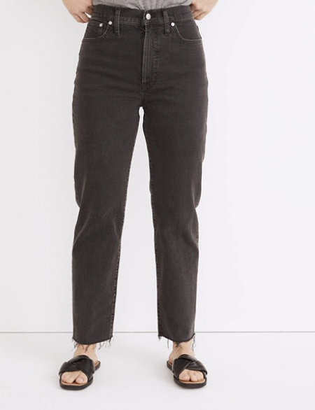 Madewell The Petite Perfect Vintage Straight Jean in Lunar Wash