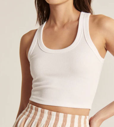 Abercrombie &amp; Fitch Essential Scoopneck Tank