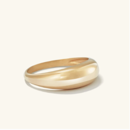 Mejuri Thin Dome Ring