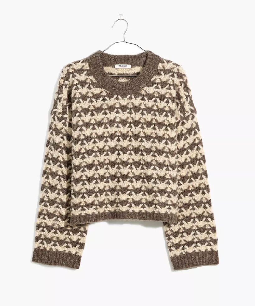 Madewell Aldridge Crop Pullover Sweater