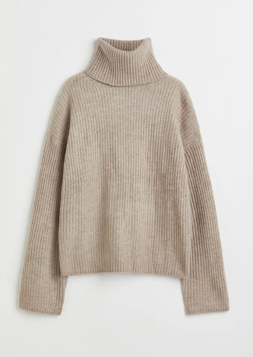 H&amp;M Oversized Turtleneck Sweater
