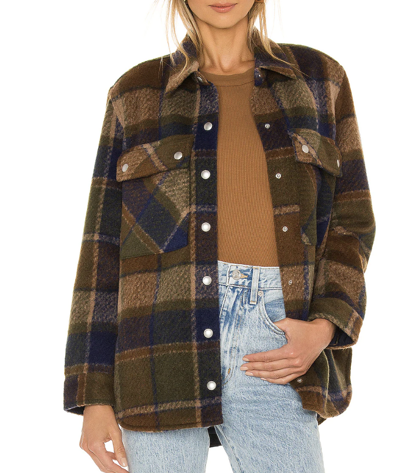 Revolve BLANKNYC Flannel Shacket