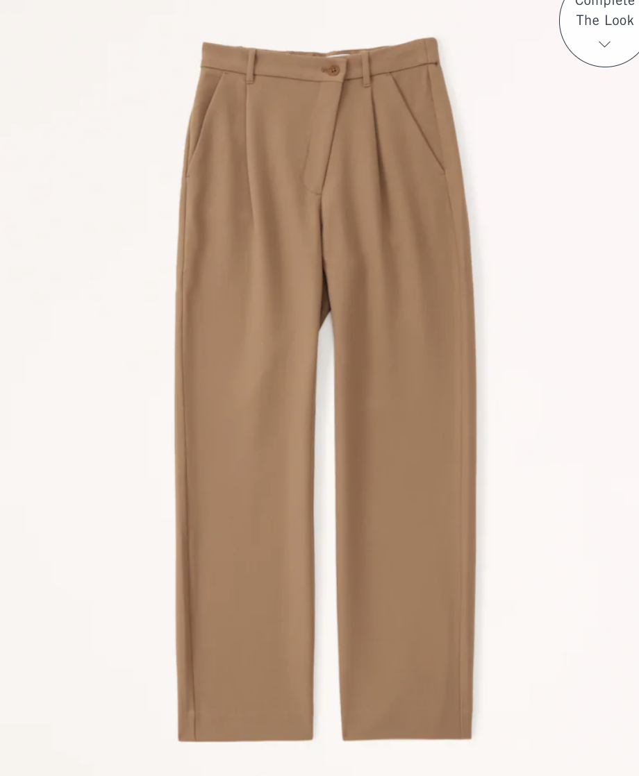 Abercrombie Tailored Relaxed Straight Pants