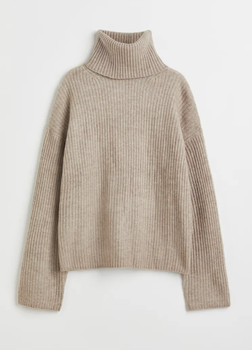 H&amp;M Oversized Turtleneck Sweater 