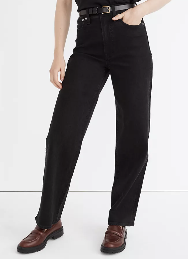 Madewell The Petite Perfect Vintage Wide-Leg Jean in Belmere Wash