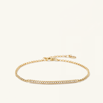 Pavé Diamond Bar Bracelet