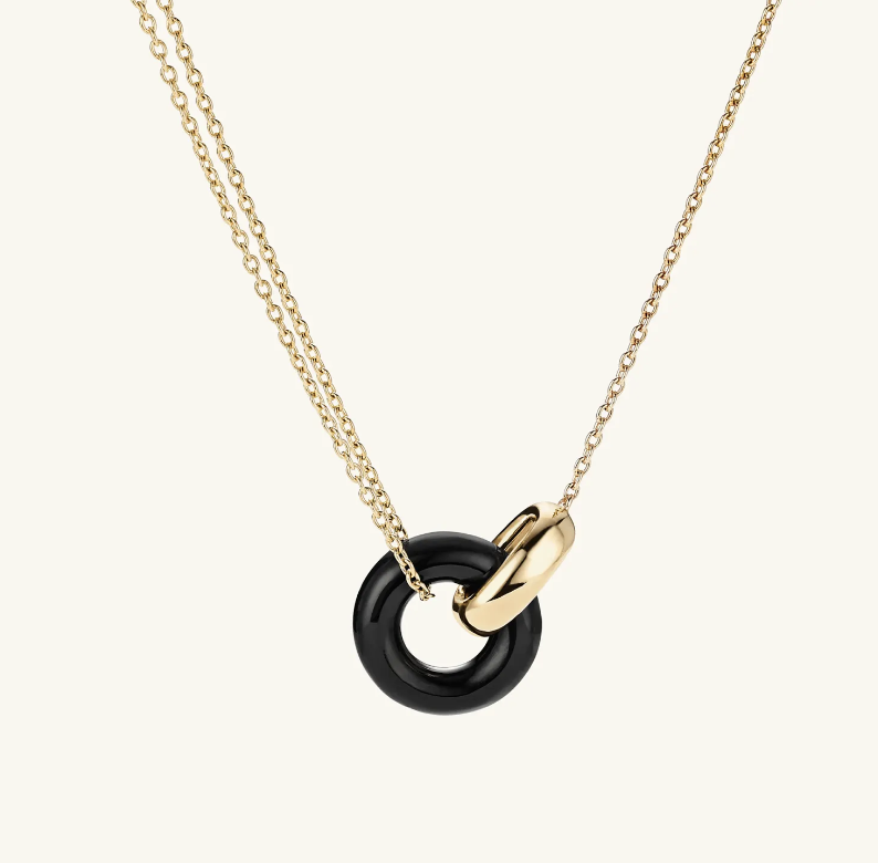 Linked Gemstone Necklace