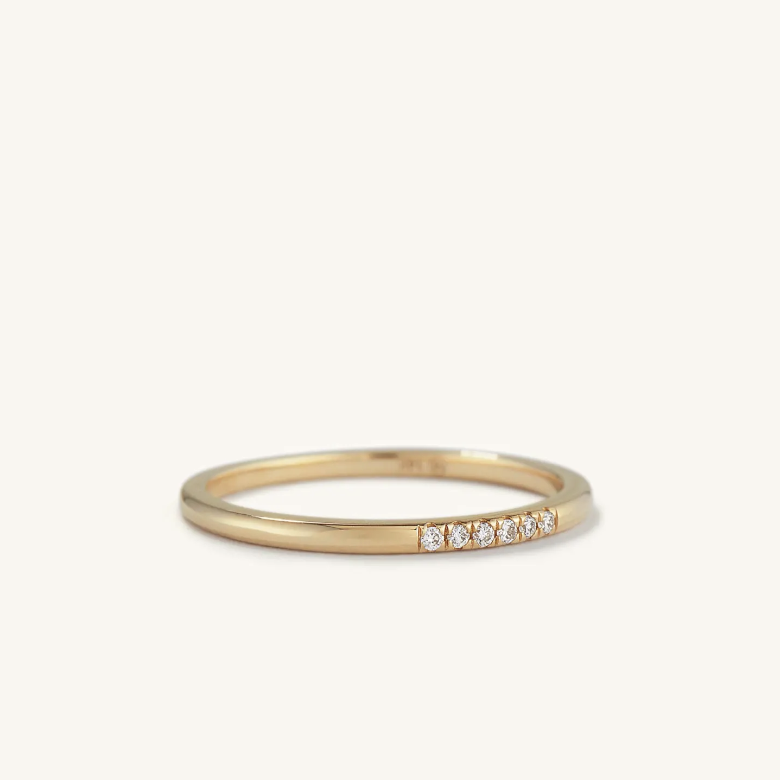 Diamonds Line Ring