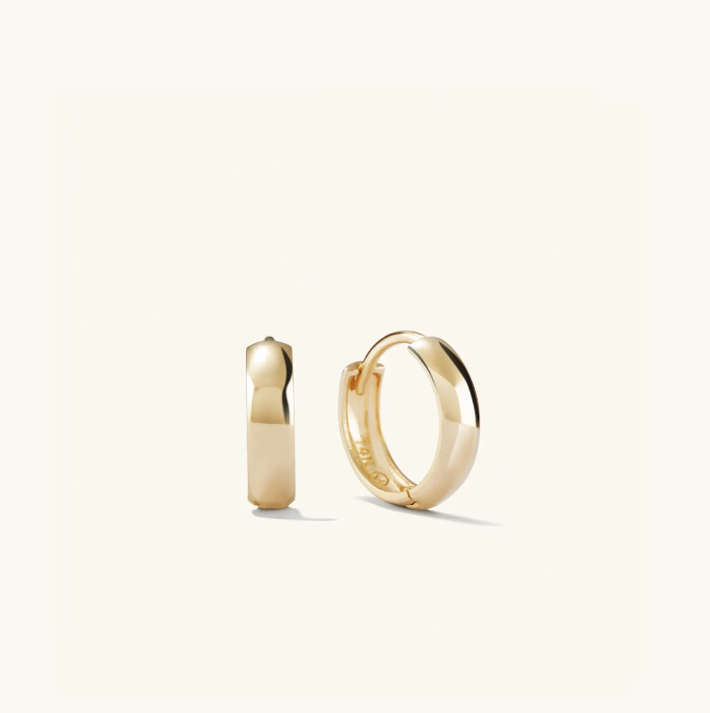 Bold Huggie Hoops
