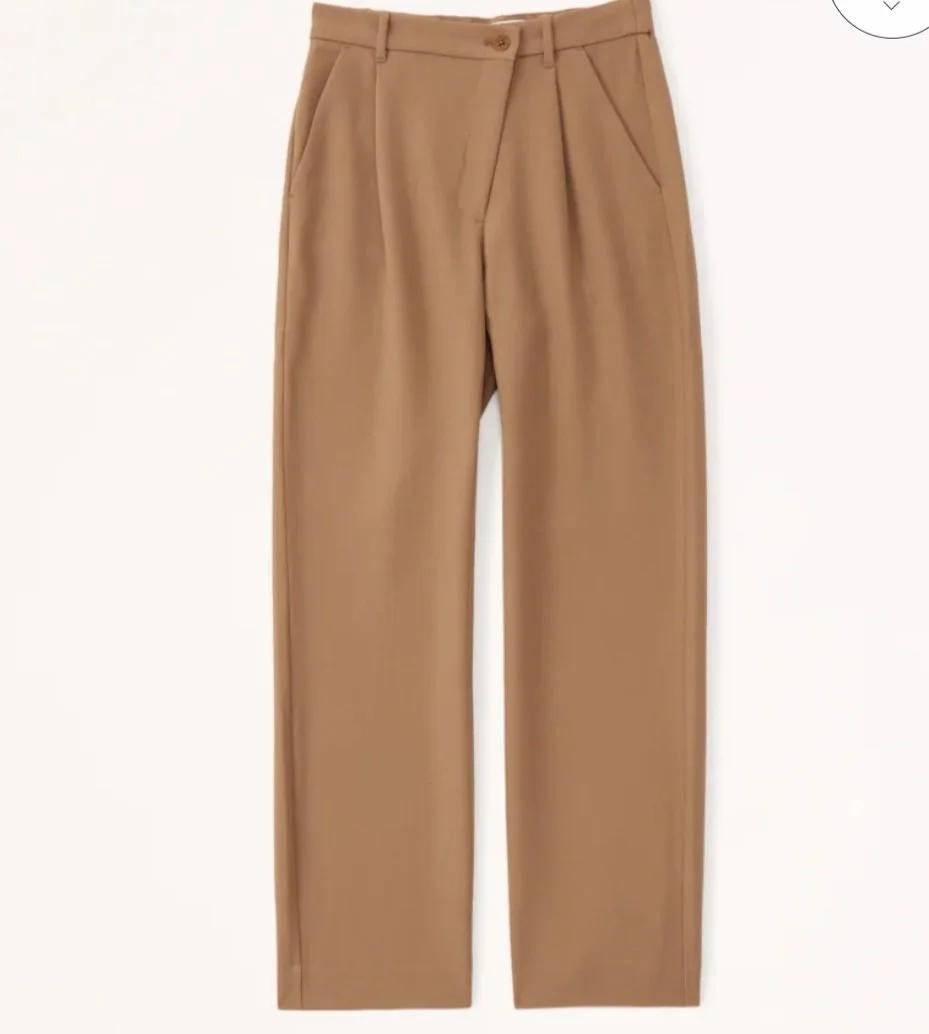 Abercrombie Tailored Relaxed Straight Pants