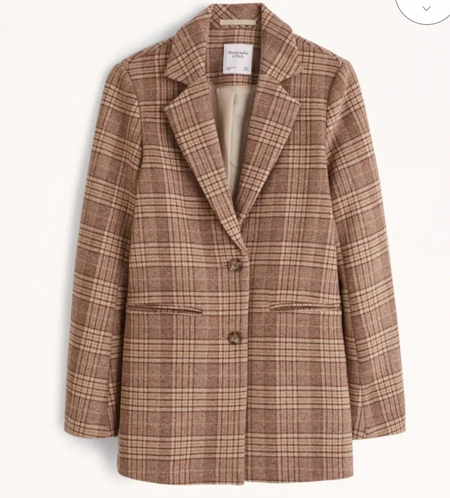 Abercrombie Wool-Blend Blazer Coat