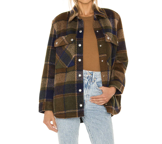 Revolve BLANKNYC Flannel Shacket