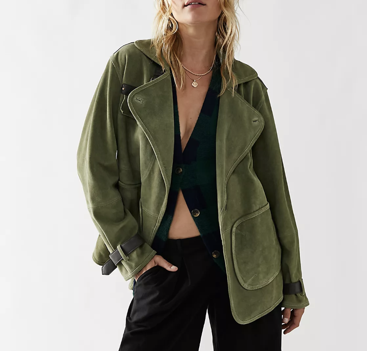 Free People Best Of Me Suede Jacket
