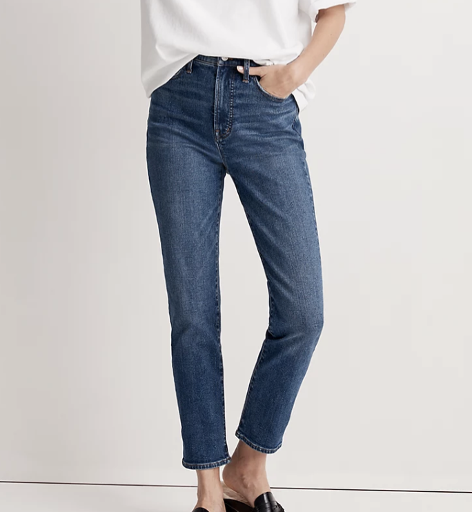 Madewell The Petite Perfect Vintage Jean in Manorford Wash: Instacozy Edition