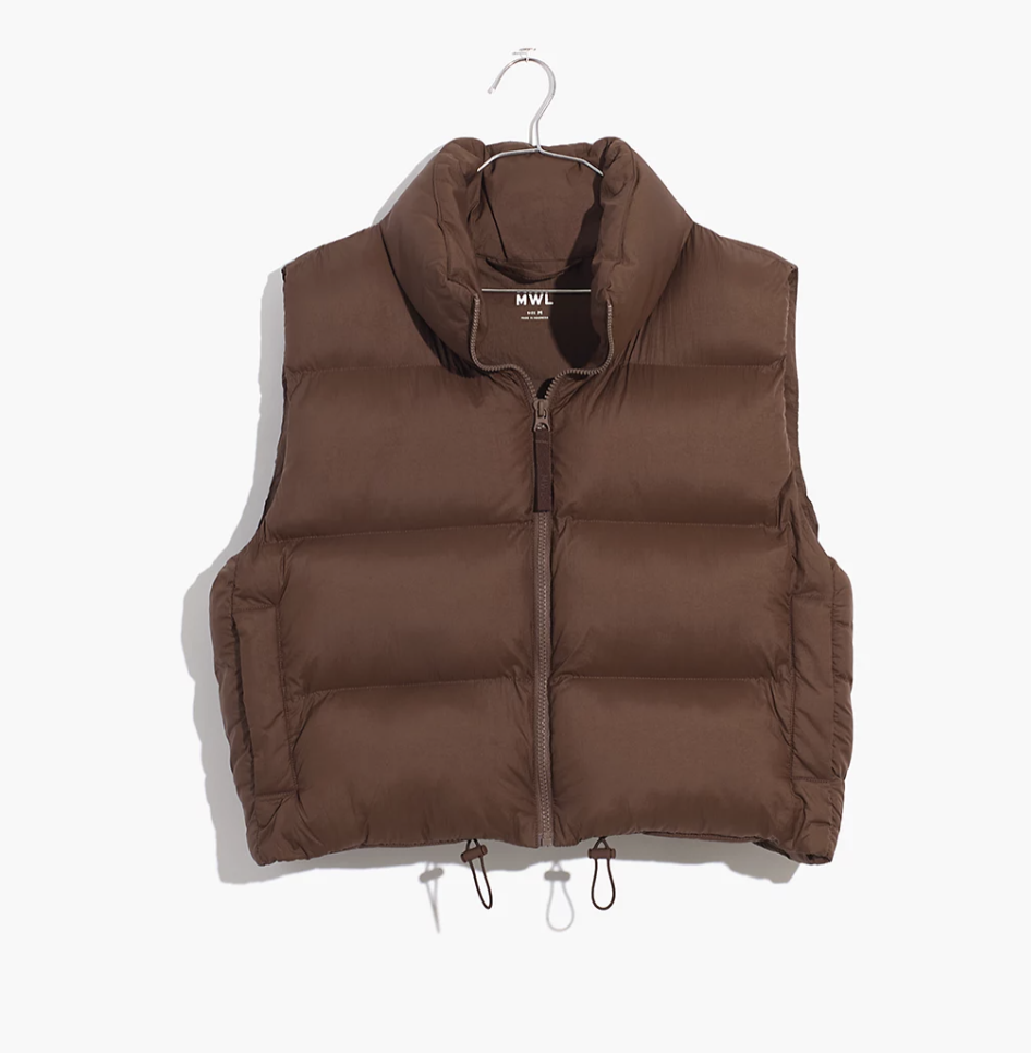 MWL (Re)sourced Nylon Puffer Vest