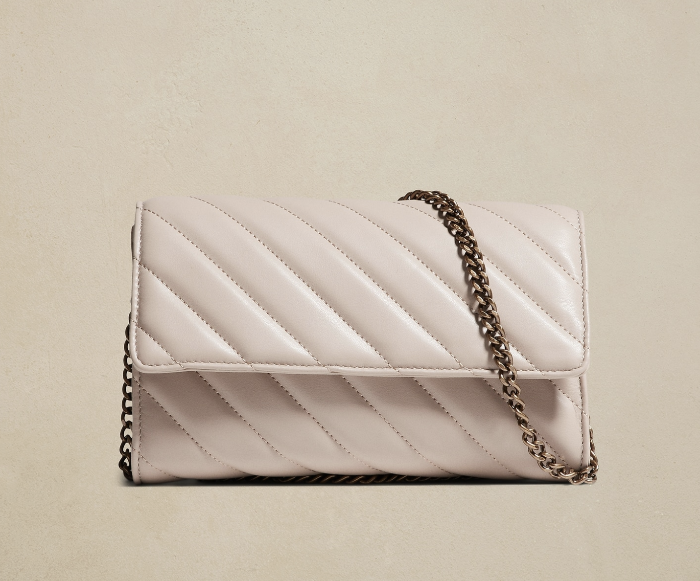 Banana Republic Quilted Chain Crossbody Bag