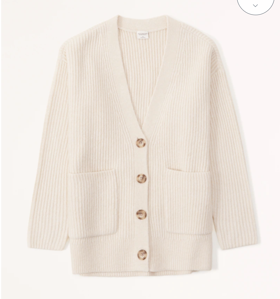 Abercrombie Fluffy Oversized Cardigan