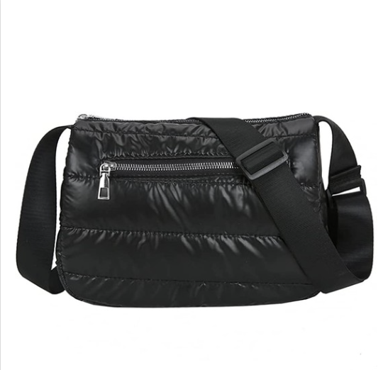 Amazon Quilted Crossbody Bag for Women Puffy Shoulder Bag Padded Puffer Messenger Bag Hobo Bag with Inner Pocket