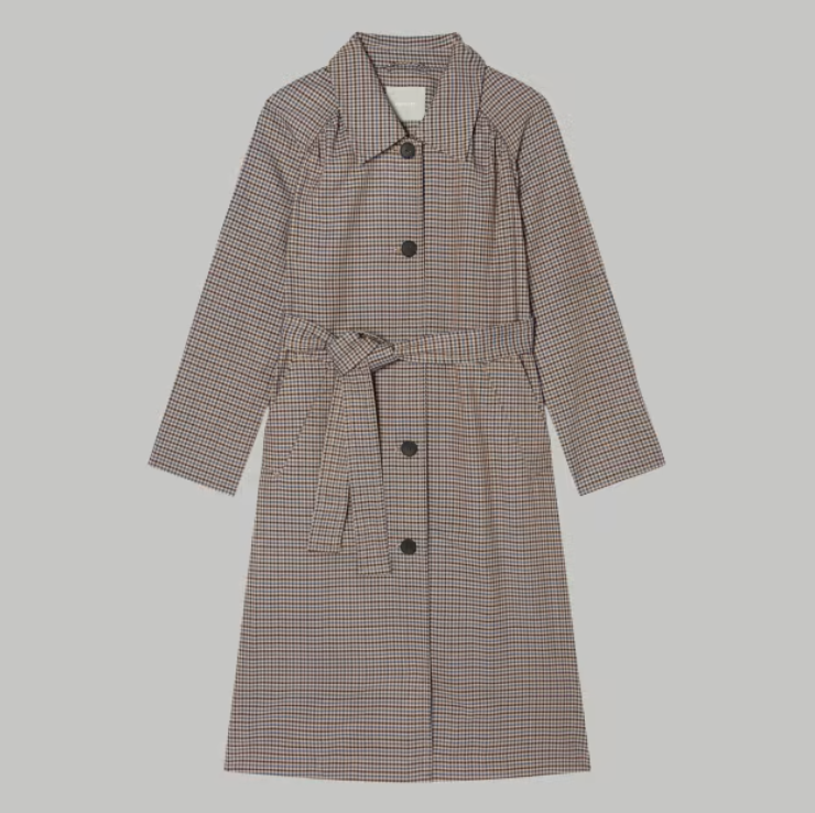 Everlane The Gathered Drape Trench