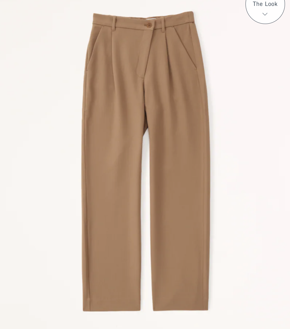 Abercrombie Tailored Relaxed Straight Pants