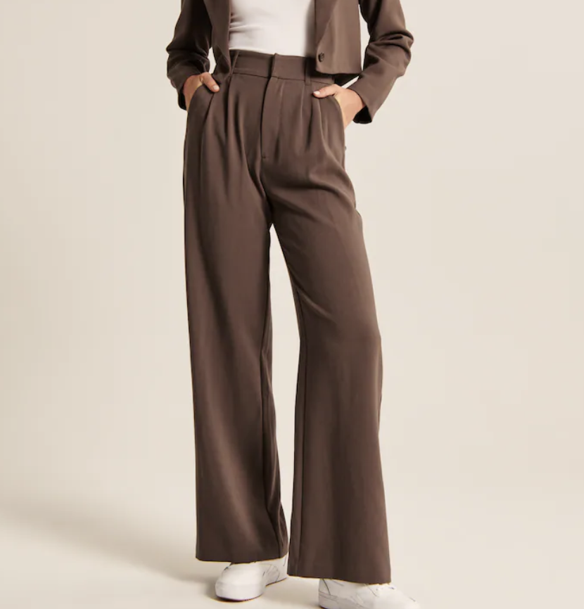 Abercrombie Women's Tailored Wide Leg Pants