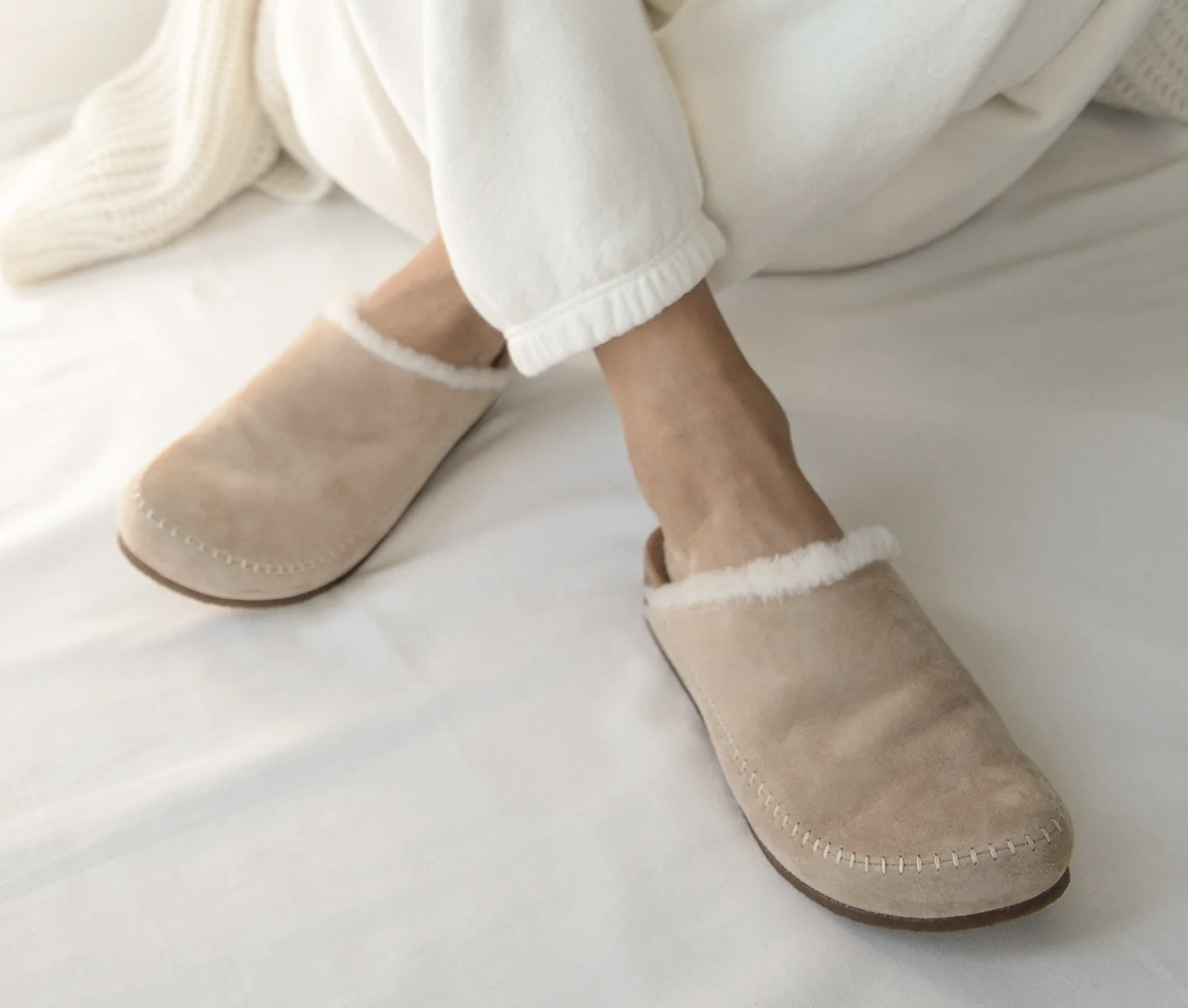 Jenni Kayne Shearling-Lined Moc Clog