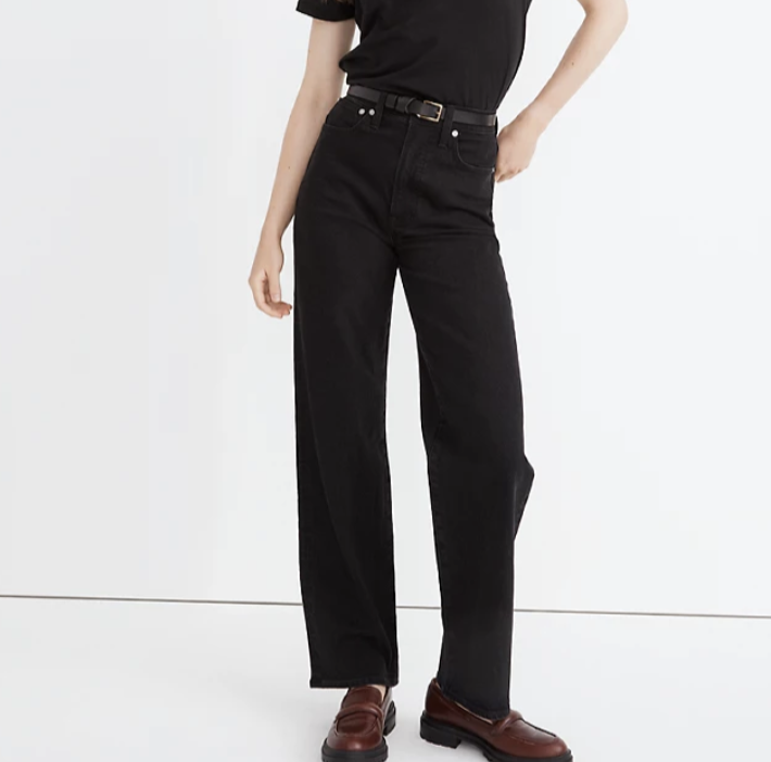 Madewell The Petite Perfect Vintage Wide-Leg Jean in Belmere Wash