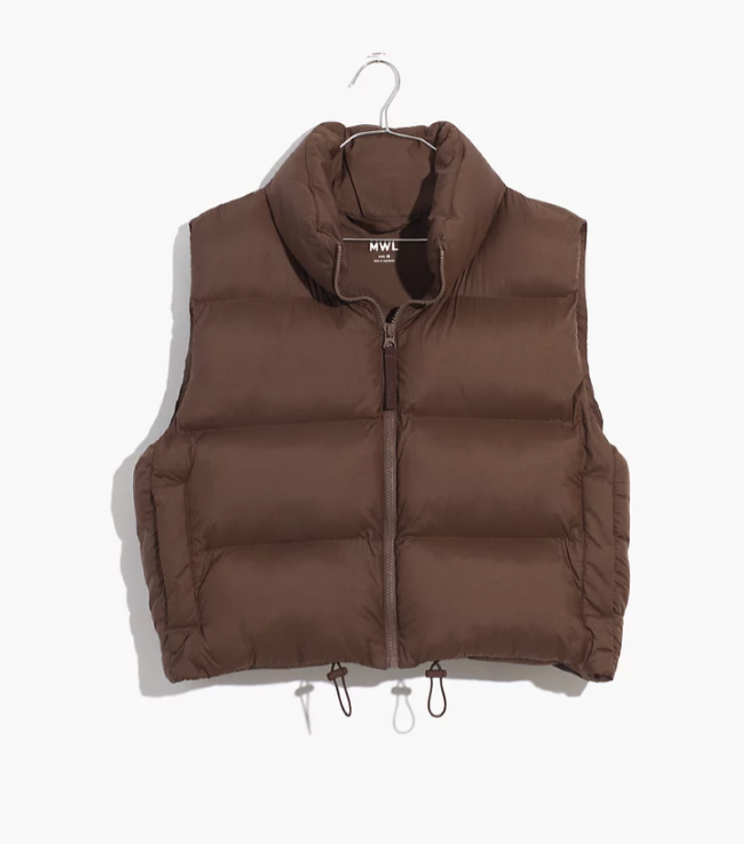 Madewell MWL (Re)sourced Nylon Puffer Vest
