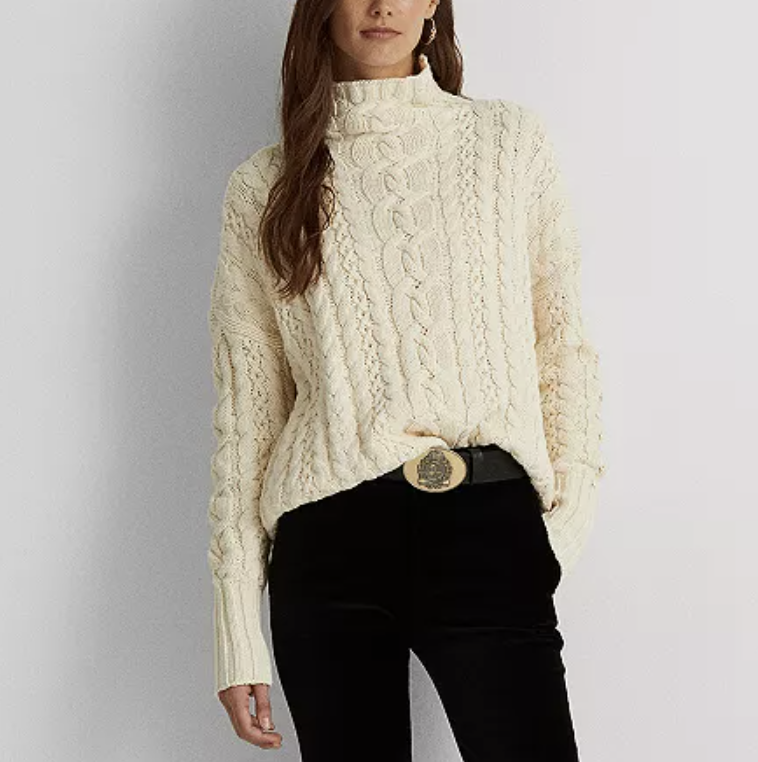 Lauren Ralph Lauren Cable Knit Sweater