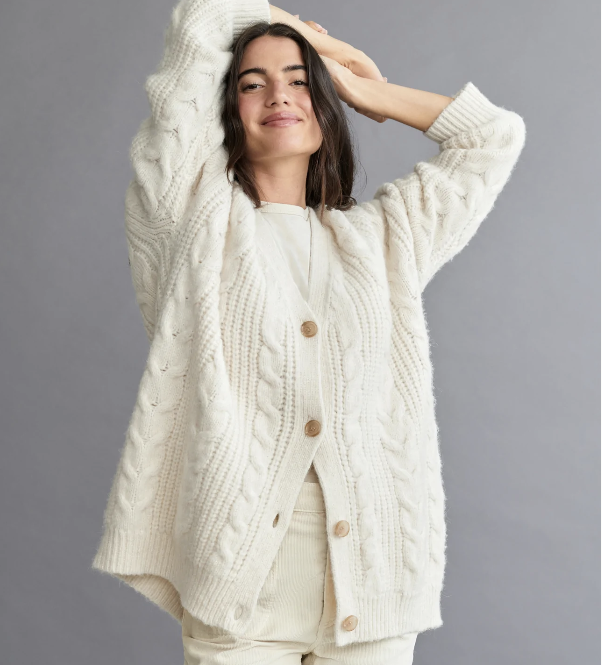 Jenni Kayne Cable Cocoon Cardigan