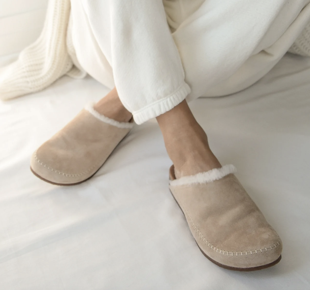 Jenni Kayne Shearling-Lined Moc Clog