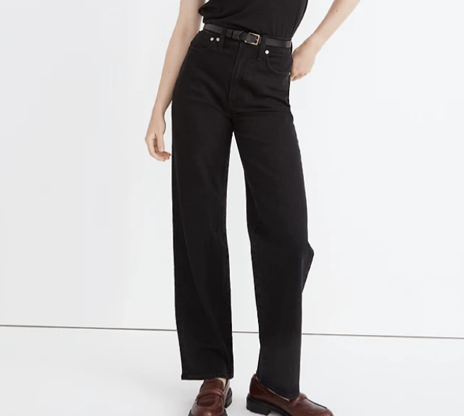 Madewell The Petite Perfect Vintage Wide-Leg Jean in Belmere Wash