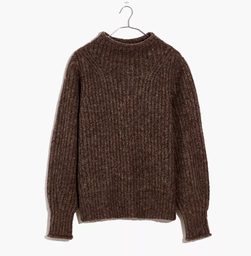 Madewell Loretto Mockneck Pullover Sweater