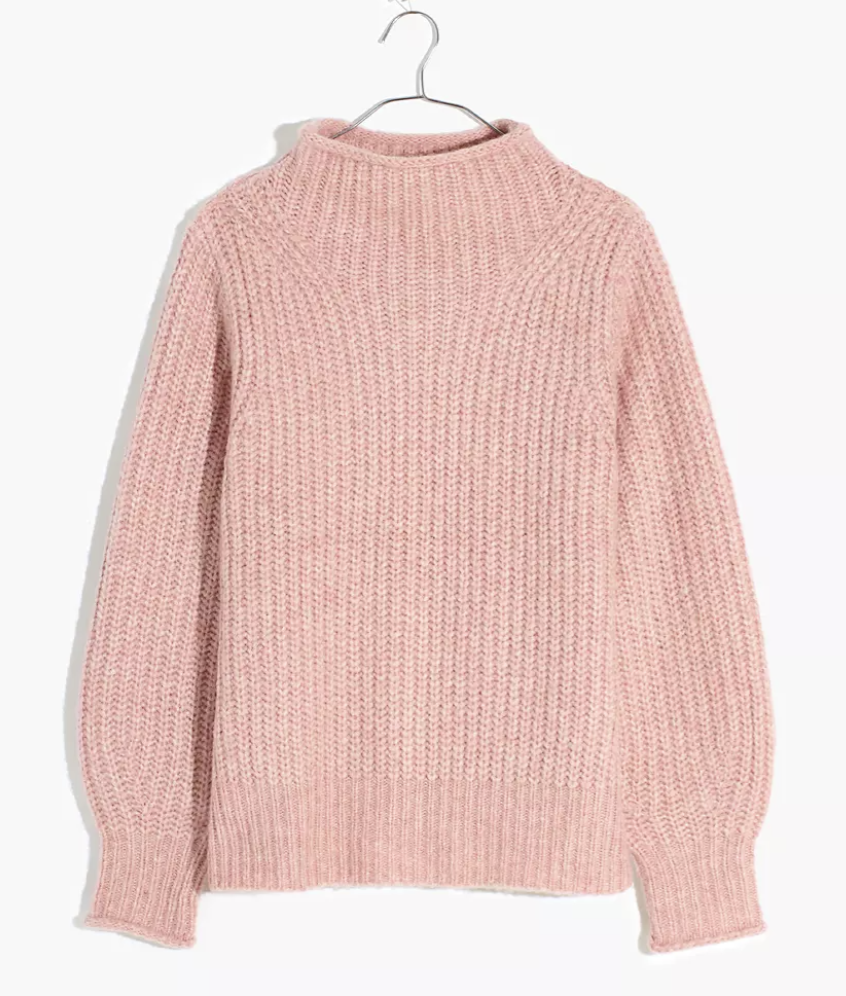 Madewell Loretto Mockneck Pullover Sweater