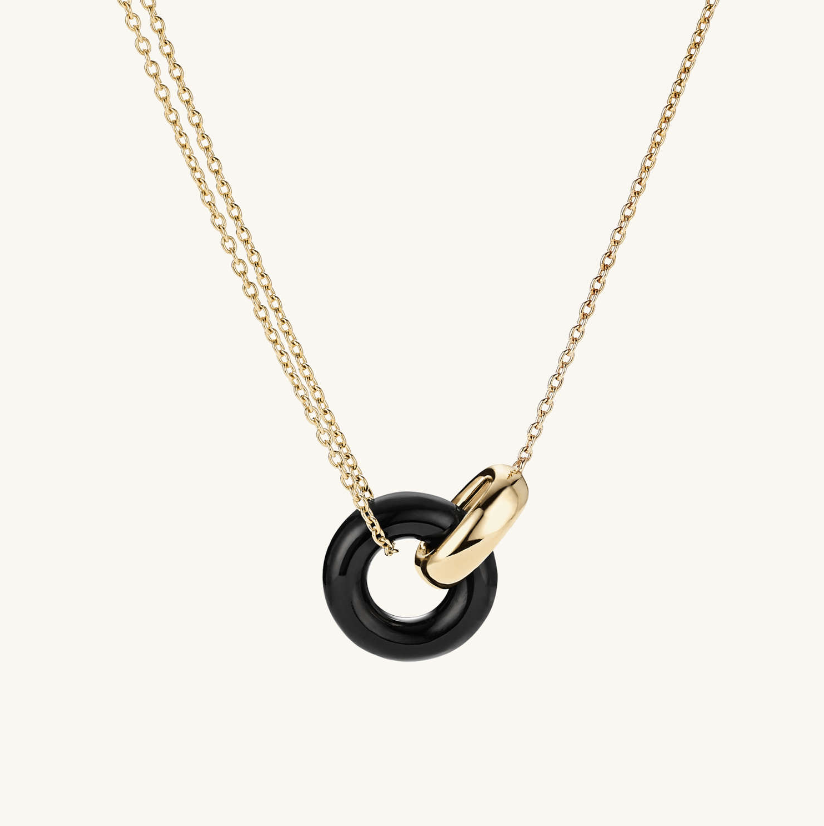 Mejuri Linked Gemstone Necklace