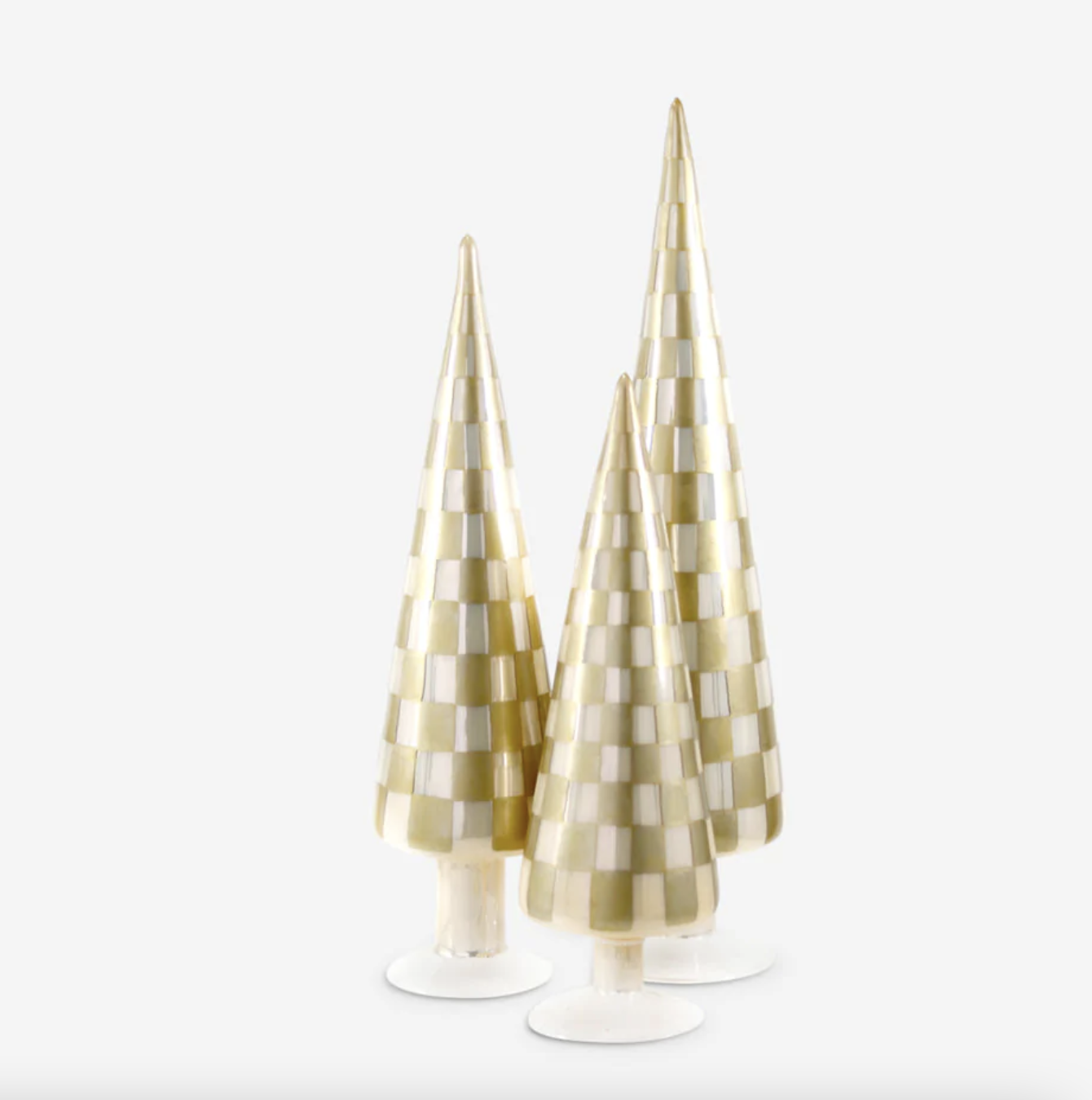 Lulu and Georgia Checkered Trees (Set of 3)